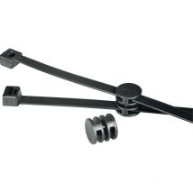 Hellermanntyton - 156-00275 T120RCOUPLER Serre-câble 380 mm 7.60 mm noir 1 pc(s) Y940751