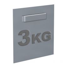 Attache Dibond 70 x 70 mm : max 3 kg