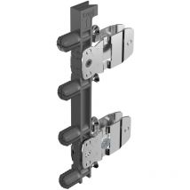 Connecteur de façade de tiroir AvanTech you pour profil latéral de tiroir, hauteur 187 / 251 mm, à enfoncer Hettich 9255839