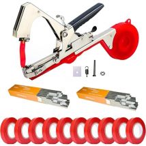 Attache Plante 14 Pack Pince à Lier Pince À Lier Jardin De Jardinage Attacher Branche Machine À Taper Nouer Branches, Rubans de Pépinière, Lame de