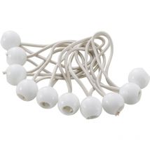 Attache rapide Werka Pro pour bâche lot de 10 blanc