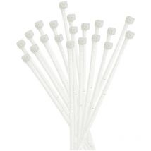 Elematic serre-câbles en plastique 160x2,6mm 100 pcs. blanc 5206/CE