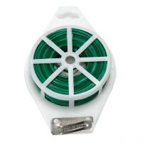 Attaches pour Plantes Grimpantes 100m- Vert Fil de Greffe de Plantes en Métal Polyvalent