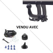 Attelage Jeep Wrangler JK (04/07-08/18) RDSOH + faisceau universel 7 broches
