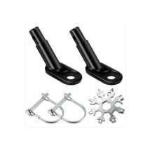 Attelage Remorque Velo Coupleur de Remorque de Vélo Attachement de Connecteur d'attelage Attache Remorque Velo Remplacement Arrière pour Remorques de