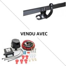 Attelage Renault Scenic 3 (Court 07/09-08/16) Col de cygne + faisceau universel 7 broches + boitier électronique