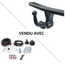 Attelage Toyota Aygo (06/14-) Col de cygne uniquement pour porte-vélos + faisceau universel 7 broches + boitier électronique