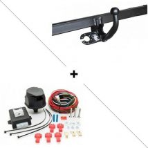 Volkswagen - Attelage Caddy / Caddy Maxi (01/04-08/15) Col de cygne + faisceau universel 7 broches + boitier électronique