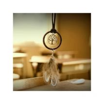 Attrape-rêves avec plumes Diamètre de voiture Décor Artisanat