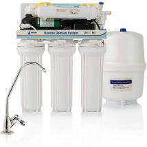 Nature Water Professionals - B07L9TR4PP Attrezzatura inversa-Kit per osmosi a 6 stadi-capacità 5 Litri, Bianco