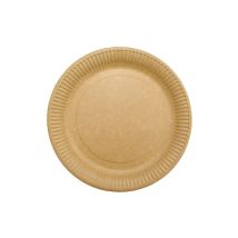 Assiette ronde kraft 22cm x50 – Mobilier d'intérieur – Matières, Forme, Type de produit, Quantité par pack, Motif décoratif, Longueur, Style