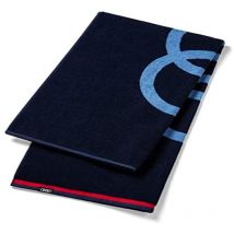 3132100400 Asciugamano 80 x 150 cm, Blu Asciugamano da Spiaggia Anello Logo - Audi