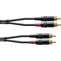 Cfu1,5cc Audio Cavo Adattatore [2x Spina Rca - 2x Spina Rca] 1.50 M Nero - Cordial
