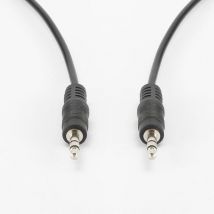 Audio-kabel Klinke Male/male 3.5mm - Heden - 1.5m - Schwarz - Klinkenstecker Male