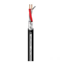 Audio-mikrofonkabel 2x0,22mm Schwarz Adam (100m) K4m222patch