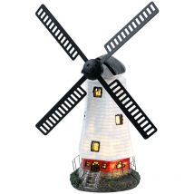 Lampe d'extérieur, lampe solaire, moulin à vent, lampe de jardin, décoration extérieure, batterie, étanche IP44, multicolore, led blanc chaud, LxlxH