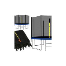 Außennetz 13FT mit 8 Pfosten für Trampolin 400/412cm