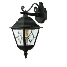 Licht-erlebnisse - Wandleuchte Außen Ip43 H: 45 Cm Rustikal Metall Glas Wandlampe Außenleuchte Garten Haus
