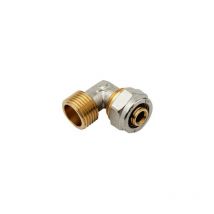 Außenwinkelstück 1/2'' für Mehrschicht Kompressionsrohr 20mm, ohne dass eine Crimpmaschine erforderlich ist, grau