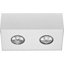 Aufbau Spotstrahler carson in Weiß 2-flmg