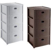 Kommode 'Elegance' Cm 40X40Xh80 - Weiß
