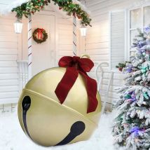 PVC Inflatable Christmas Ball - Outdoor Inflatable Christmas Decoration(60cm)