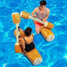 Ymyny - Aufblasbares Pool-Schwimmspielzeug, aufblasbares schwimmendes Reihenspielzeug, Schwimmfloß für Poolpartys, mumu Pool- und