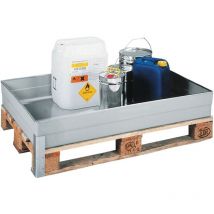 Auffangwanne 150 l gfk mit Befestigungswinkel L1210xB810xH165mm