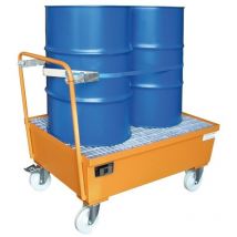 Auffangwanne Typ aw-f für 1 200-Liter Fass, Fahrbar