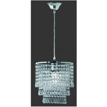 Iperbriko - Aufhängung Orient 1xE27 Chrom Ø25 cm Trio Lighting Dekorative Pendelleuchte