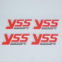Aufkleber Sticker Yss Suspension Rot Weiß Schwarz Für Motorrad