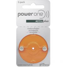 P13 Hörgeräteakku za 13 NiMH 28 mAh 1.2 v 2 St. - Powerone