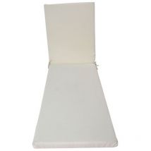 Auflagen Für Sonnenliege Abnehmbar Monte Carlo Elfenbein 185x5 - Delumi
