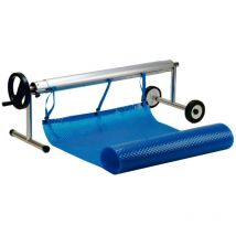 Aufroller für Solarplanen Edelstahl fahrbar 3,70 – 5,40 Meter vagner