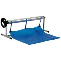 Aufroller für Solarplanen Edelstahl tragbar mit T-Fuß 3,70 – 5,40 Meter vagner