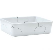 Vidaxl - Aufsatzwaschbecken Weiß Rechteckig 46x35,5x13cm Keramik