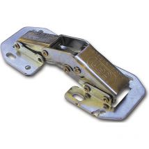 Möbel Gelenkscharnier Easy-On aufschraubbar mit Zuhalte-Feder 10 Stück