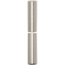 Sfs - Zierhülse Aus Aluminium Aufsteckhülse Vernickelt Für Einbohrbänder Band Ø 15mm, Bandhöhe 92mm, Oben + Unten