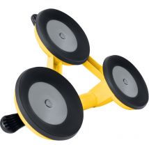 Aufun - Vacío Ventosa de Vidrio Elevador de ventosas para cristal ventosa con 3 ventosas, ventosa de vacío para azulejos, platos, cristal, Carga