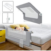 Barrière de lit, barrière de protection de lit portable, 180 cm, barrière de lit pliable pour enfants, barrière de lit bébé, pliable, portable, lit
