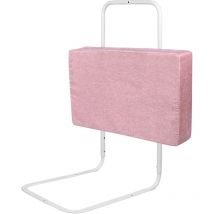 Aufun - Barrière de sécurité pour lit bébé,réglable en Hauteur avec 5 Trous,Protection Contre Les Chutes,barrière de sécurité pour Enfant (50mx1,Rose)