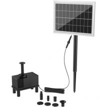 Bomba de Fuente Solar 2W Bomba para Estanque Fuente Decorativa para Jardín Baño para Pájaros Decoración Acuática - Aufun
