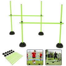 Aufun - AgilityTrainingsstangen für konditionelles, Sprungstangen-Set, Koordinationshürden für Sprungkraft, Dribbling und Beweglichkeit Ideal für den