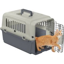 Caisse de transport pour chien ou chat avec portes métalliques, sac de transport pour le transport aérien, caisse de transport pour chien,