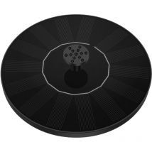 Aufun - Fountaine solaire avec panneau solaire Rond 1.4W
