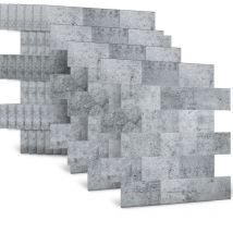 Aufun - Lot de 10 autocollants pour carrelage de cuisine