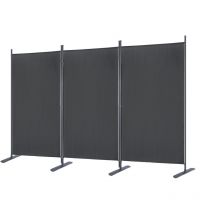 Paravent Partition Divider Divider Privacy Screen Sichtzutzwand Plidable Adjustable Room Divider pour les bureaux, Balcon de jardin (275 cm x 180 cm,