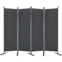 Paravent Partition Divider Divider Privacy Screens Sichterfutzwand Plivable Radiable Room Divider pour les bureaux, Balcon de jardin (225 cm x 180
