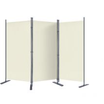 Paravent Partition Divider Divider Privacy Screen Sichtzutzwand Plidable Adjustable Room Divider pour les bureaux, Balcon de jardin (275 cm x 180 cm,