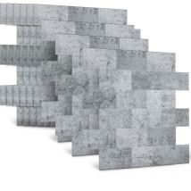 Pegatinas para azulejos 30cm x 30cm,10 Piezas Cocina Baño Metro Azulejos pvc Adhesivo Azulejos Con Autoadhesivo Impermeable, Pared Azulejos